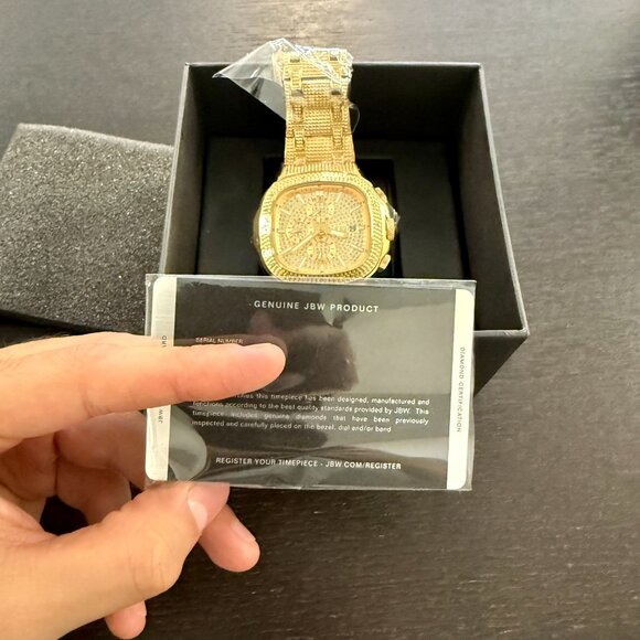Jbw Men's DiamondWatch in 18k Gold-plated Stainless-steel Watch - Picture 2 of 8